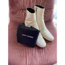 Patent leather ankle boots Saint Laurent