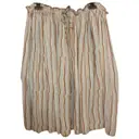 Silk mid-length skirt Alberta Ferretti