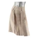 Silk mid-length skirt Chanel - Vintage