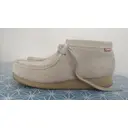 Clarks Beige Suede Boots for sale