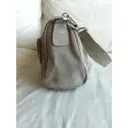 Buy Longchamp Beige Suede Handbag Kate Moss online