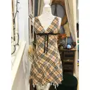 Wool mid-length dress Burberry - Vintage