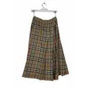 Buy Burberry Cashmere maxi skirt online