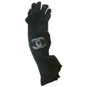 Cashmere long gloves Chanel - Vintage