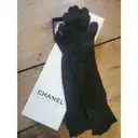 Chanel Cashmere long gloves for sale - Vintage