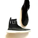 Buy Valentino Garavani Open VLTN cloth trainers online