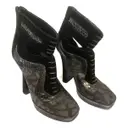 Cloth lace up boots Peter Pilotto