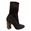Silhouette cloth ankle boots Louis Vuitton