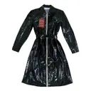 Black Cotton Coat Alexa Chung