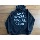 Buy Anti Social Social Club Black Cotton Knitwear & Sweatshirt online