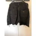 Buy Armani Jeans Black Cotton Shorts online