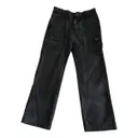 Black Cotton Trousers Baby Dior