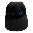 Black Cotton Hat Balenciaga