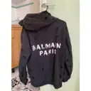 Buy Balmain Black Cotton Knitwear & Sweatshirt online