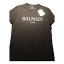 Black Cotton T-shirt Balmain