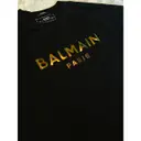 Black Cotton T-shirt Balmain