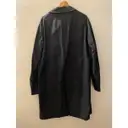 Burberry Black Cotton Coat for sale