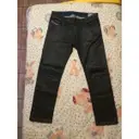 Diesel Black Cotton Trousers for sale
