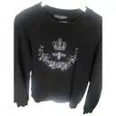 Black Cotton Knitwear & Sweatshirt Dolce & Gabbana