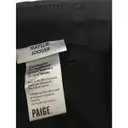 Buy Paige Jeans Black Cotton - elasthane Jeans online