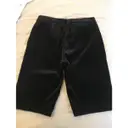 Emporio Armani Black Cotton Shorts for sale