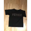 Buy Fendi Black Cotton T-shirt online - Vintage
