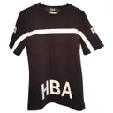 Black Cotton T-shirt Hood by Air