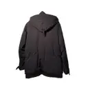 Buy Moncler Black Cotton Coat Hood online