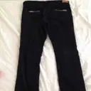 Buy Isabel Marant Etoile Black Cotton Trousers online