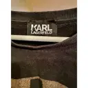 Buy Karl Lagerfeld Black Cotton Knitwear online