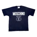 Black Cotton T-shirt Moschino