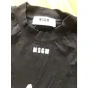 Buy MSGM Black Cotton T-shirt online