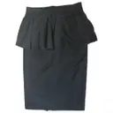 Black Cotton Skirt Zara