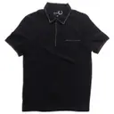 Black Cotton Polo shirt Raf Simons