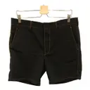 Black Cotton Shorts Prada