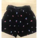 Sézane Black Cotton Shorts for sale
