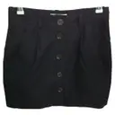 Black Cotton Skirt Maje