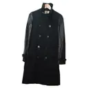 Black Cotton Trench coat Burberry