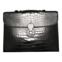 Crocodile satchel Ralph Lauren Purple Label