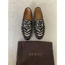 Buy Gucci Princetown faux fur flats online