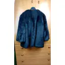 Buy Twinset Faux fur biker jacket online