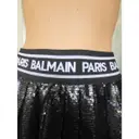 Buy Balmain Glitter maxi skirt online