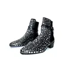 Wyatt Jodphur glitter boots Saint Laurent