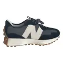 327 leather trainers New Balance