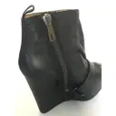 Leather buckled boots Acne Studios