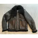 Leather biker jacket Acne Studios