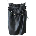 Leather mid-length skirt Adam Lippes