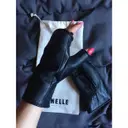 Leather mittens Agnelle