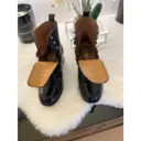 Buy Agnès B. Leather ankle boots online