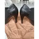 Leather ankle boots Alaïa